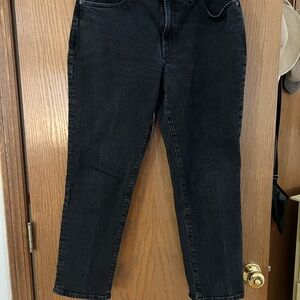 Madewell black mid rise perfect vintage Jean